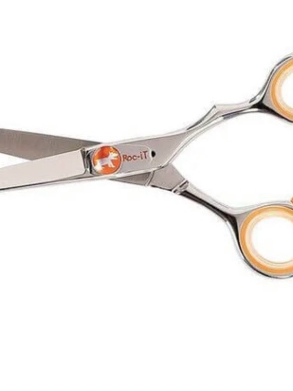 NWT Roc-it Dog 5.75" Shears - Silver with Gold Accents right handed. - Picture 5 of 6